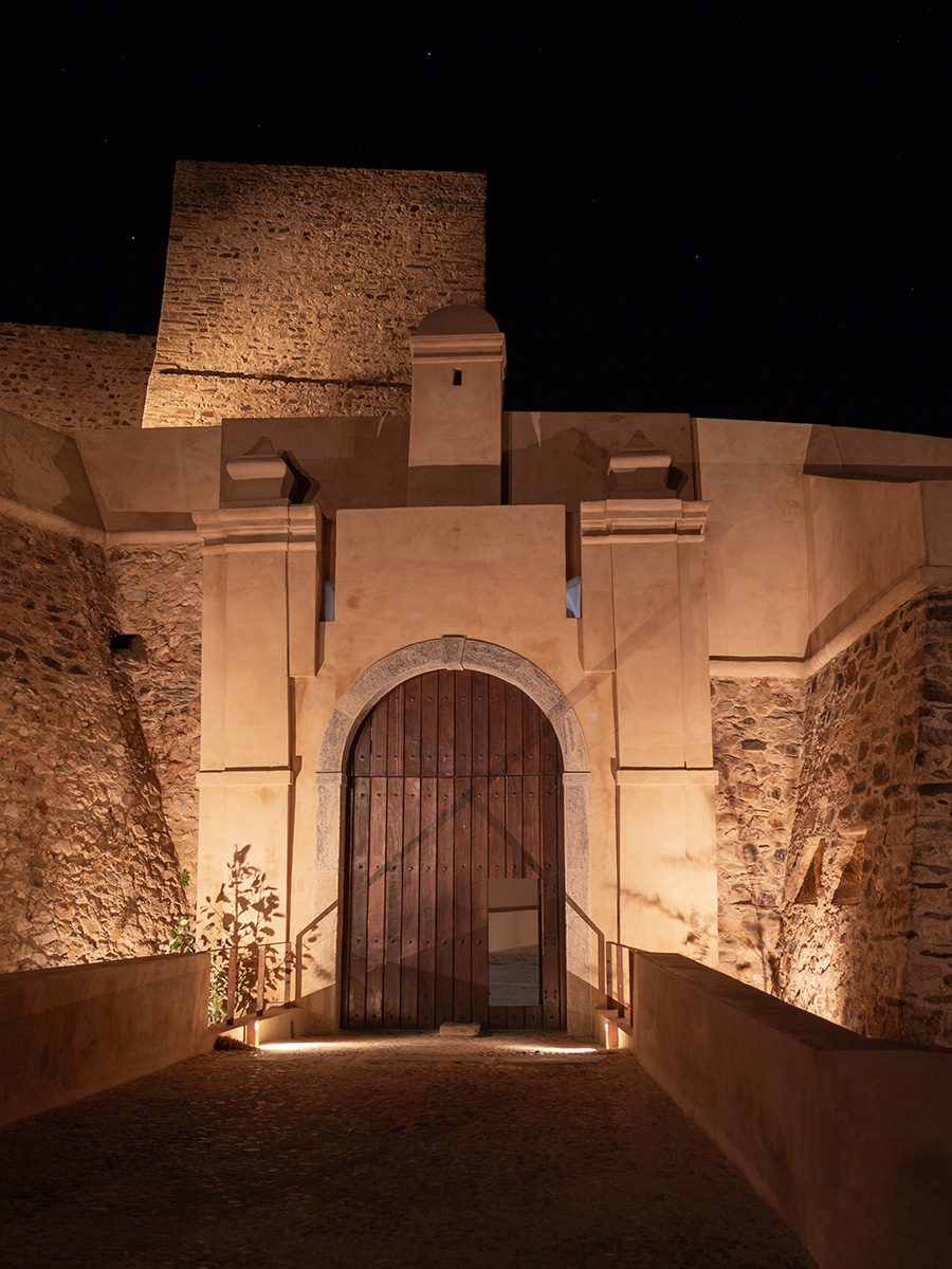 Festung von Juromenha Beleuchtung