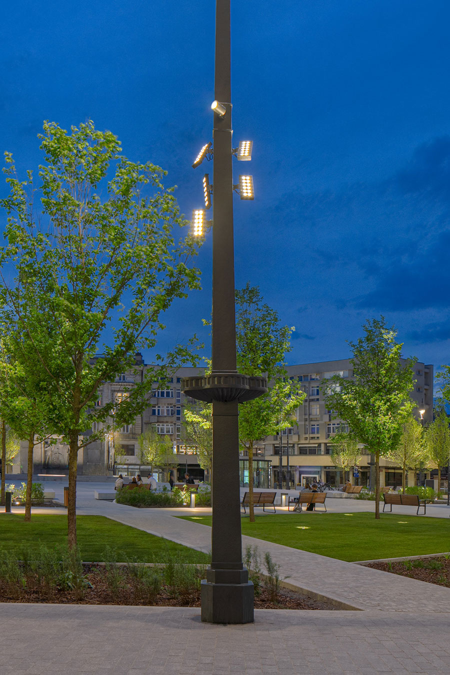 Illuminazione Piazza Libertà, Łódź