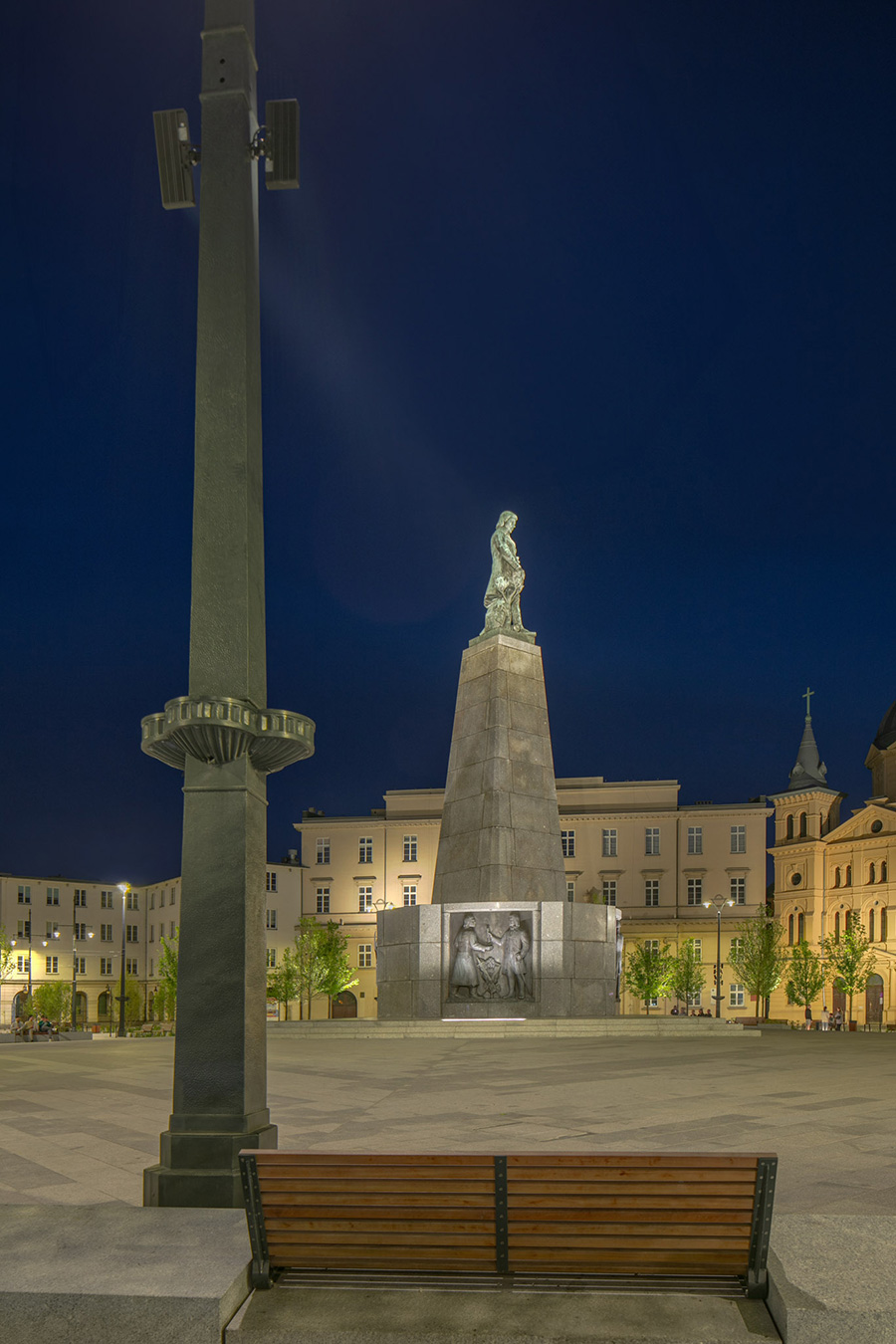 Illuminazione Piazza Libertà, Łódź