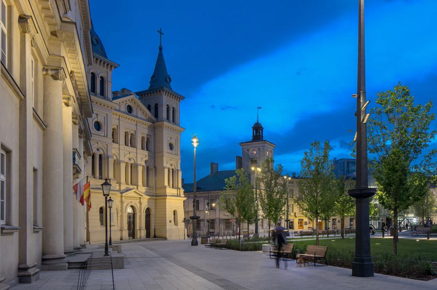 Illuminazione Piazza Libertà, Łódź