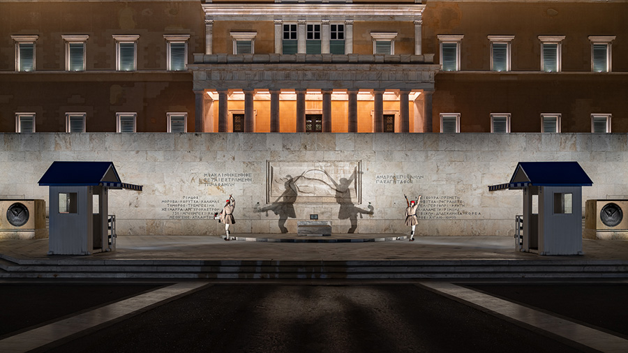 Iluminación Parlamento Helénico de Atenas